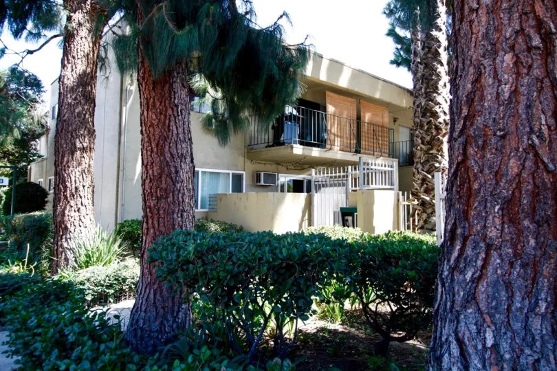 The landscaping around Studio City Villas