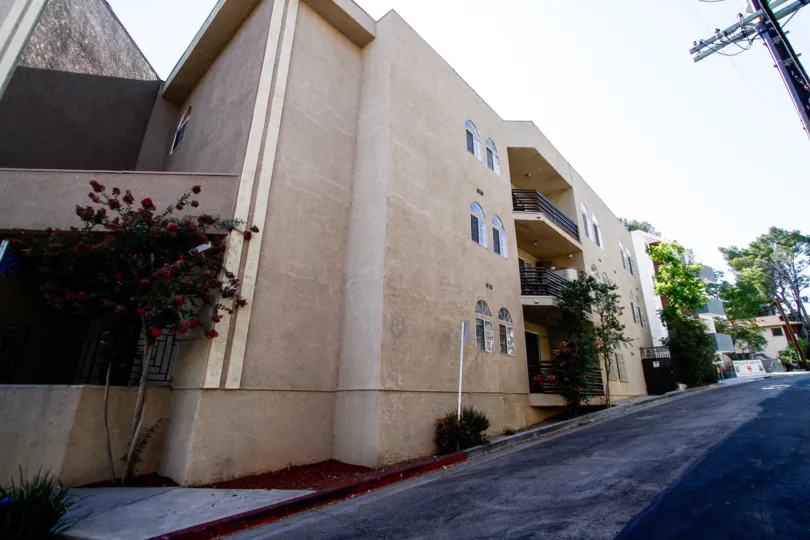 The street next to Studio Vista Living