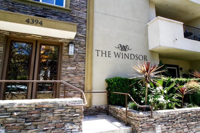 The name of The Windsor written on the building