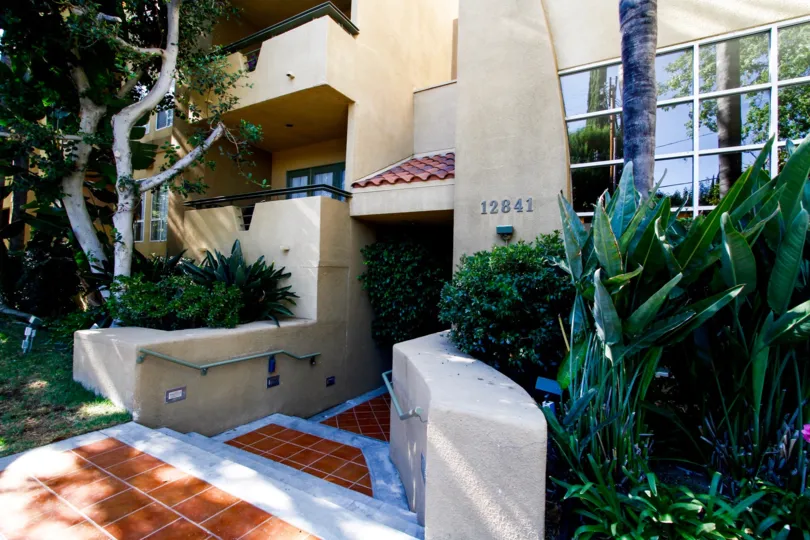 The entryway into the Toscana Court