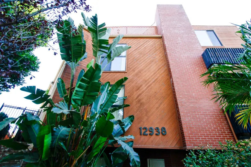 The address on the Valleyheart Regency building in Studio City