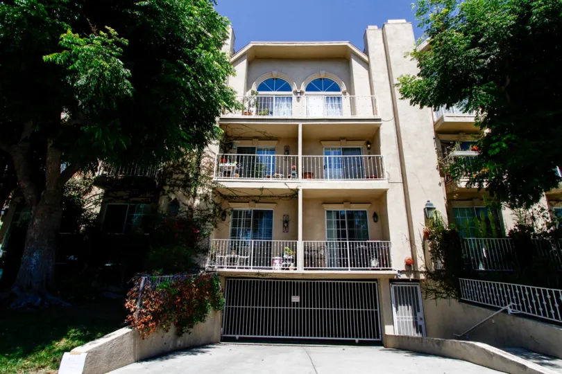 The resident parking area for Villas at Moorpark