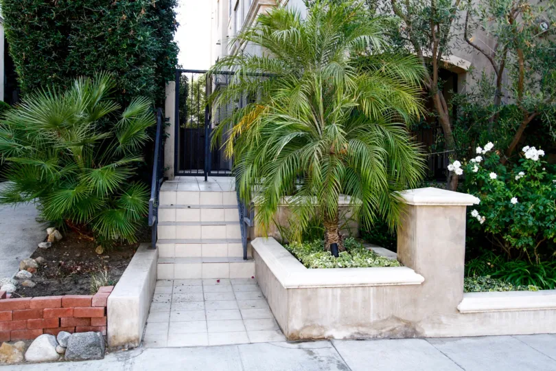 The stairs seen at the Vita Bella