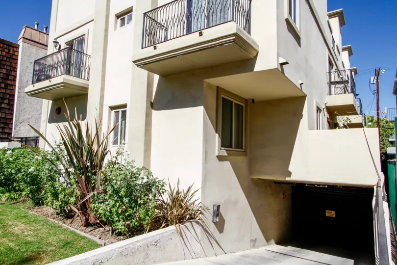 The parking for Whitsett Providence in Studio City