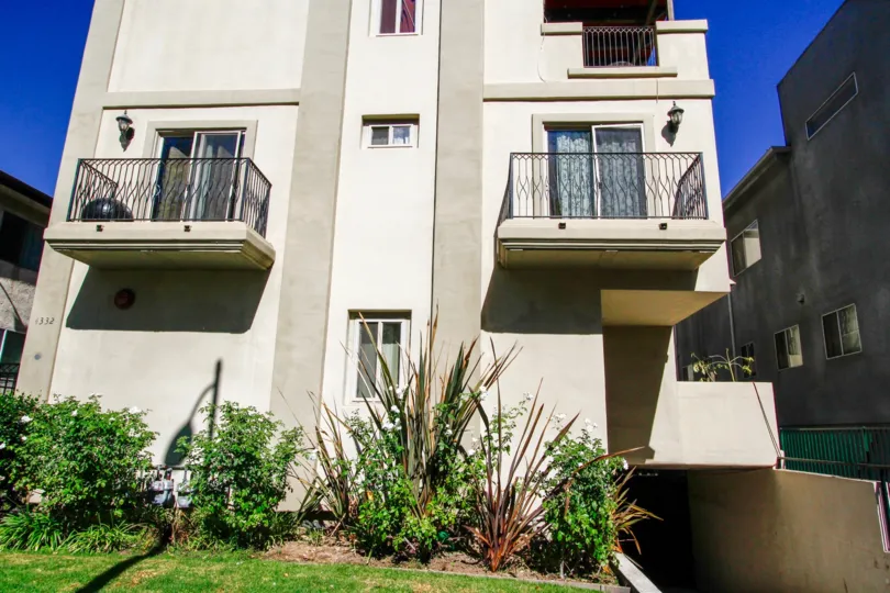 The landscaping around Whitsett Providence in Studio City