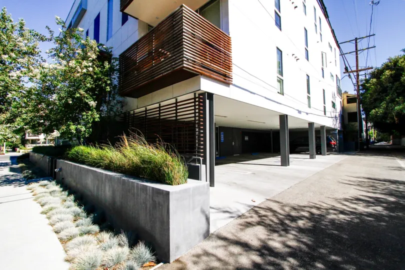 The parking for Woodbridge 12 in Studio City