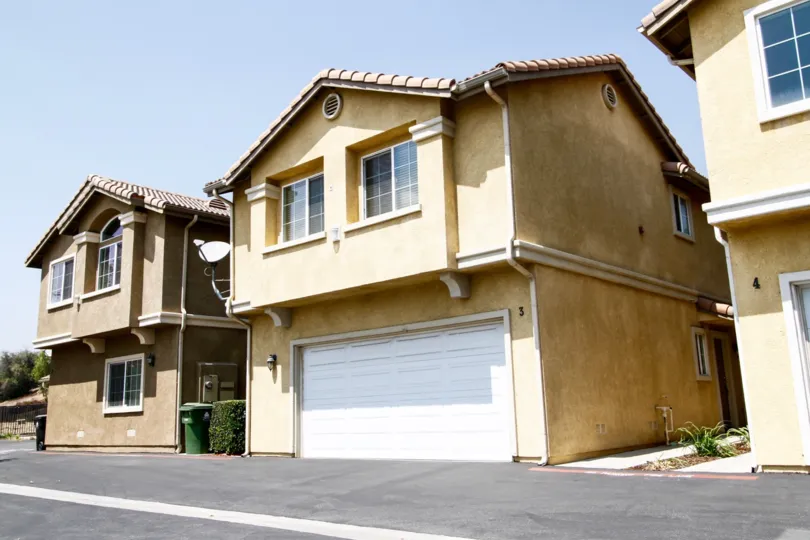 The parking for 17 Foothill Village in Sylmar California