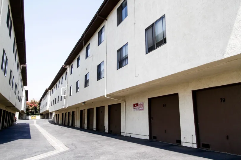 The Northpointe Villas complex in Sylmar California
