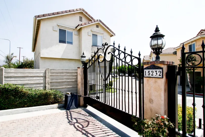The gate for entrance into Northpointe