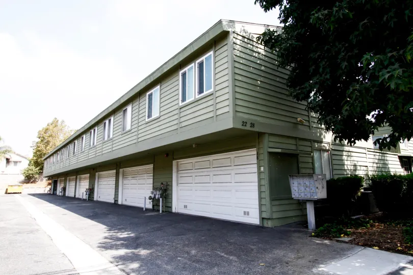 The garage for parking at Shadow Mountain Terrace