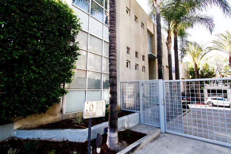 The landscaping around 18215 Burbank Blvd