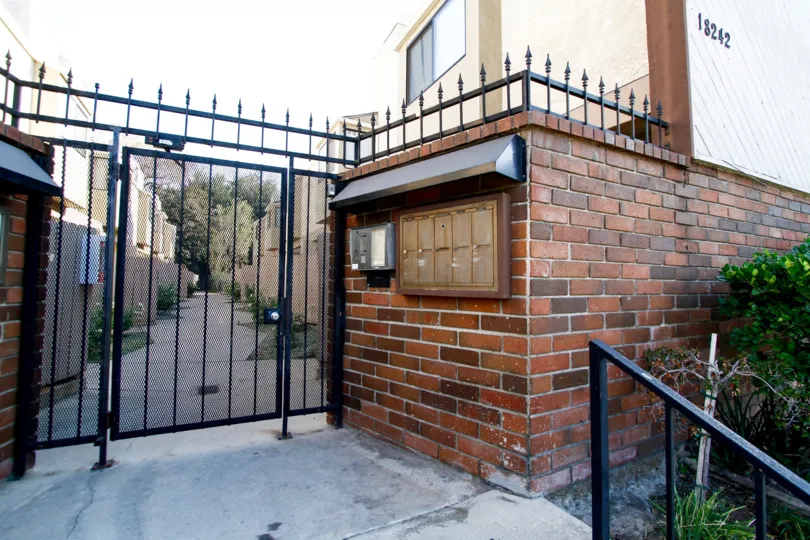 The mail center for Burbank Townhomes residents