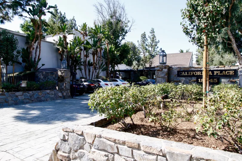 The landscaping at California Place in CA California