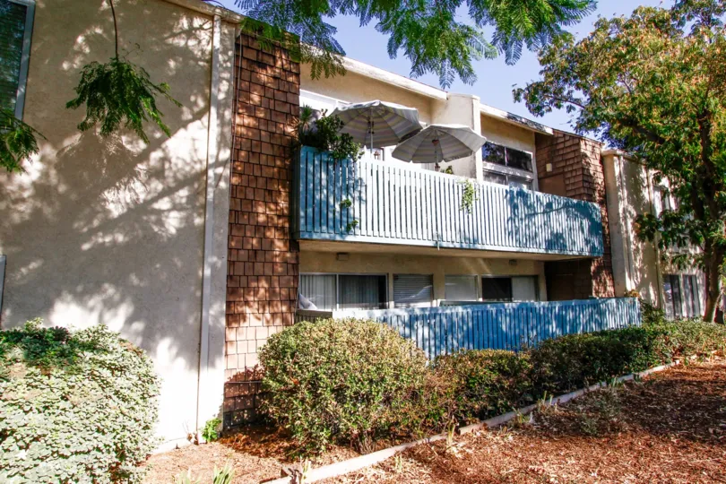 The balconies at California Village in CA California