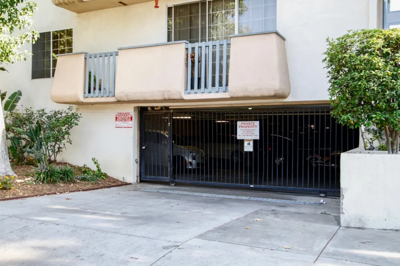 The parking at Collins Court