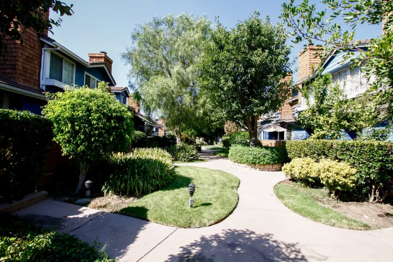 The sidewalk through Country Walk Tennis Club