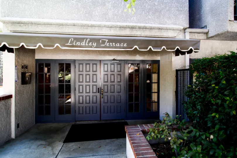 The Lindley Terrace name above the entrance