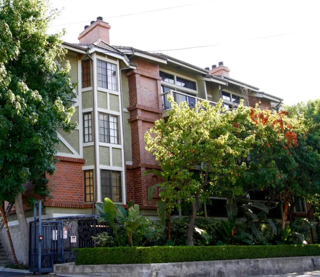 The stairs leading up to Regent Court