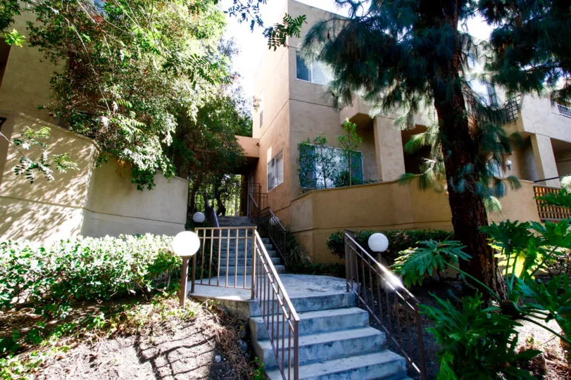 The Tarzana Falls building in CA California