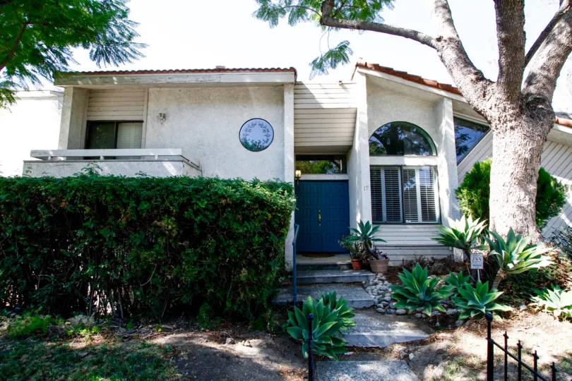 The entrance into Tarzana Strawberry Villas in CA California