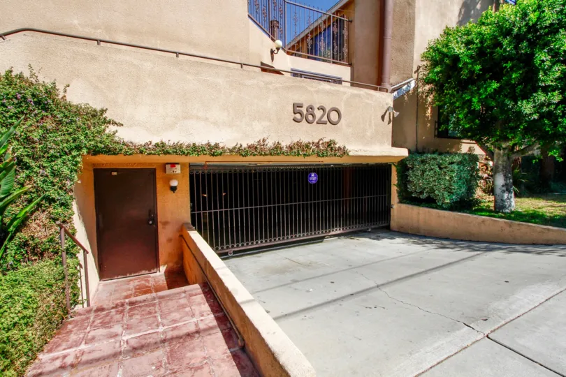 The parking for Tarzana Townhomes