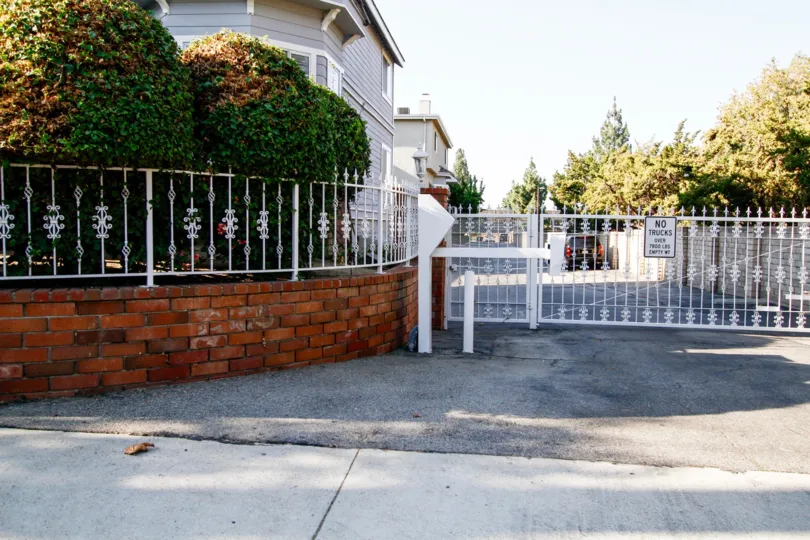 The gate into Windmere Townhomes