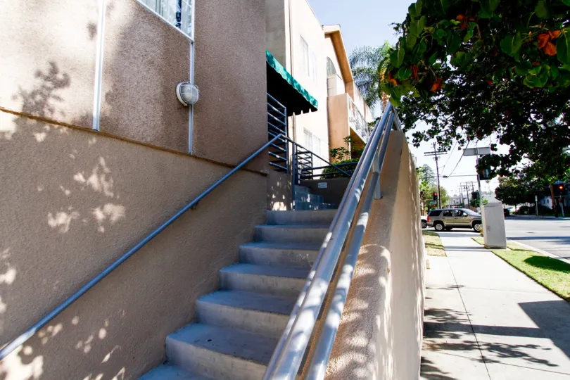 The stairs up to Yolanda Terrace