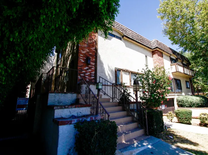 The stairs in 14239 Sherman Way in Van Nuys