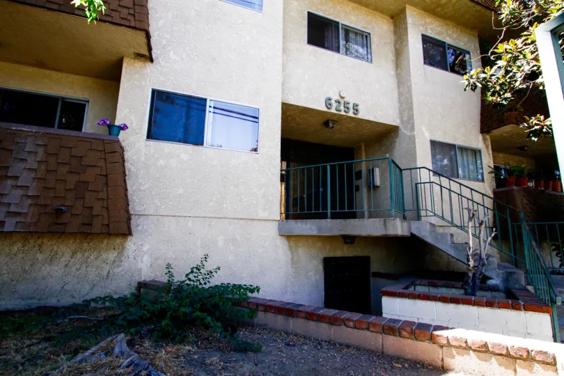 The landscaping seen at 6255 Woodlan Ave in Van Nuys