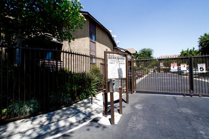 The security feature for parking at Berkshire Condominiums