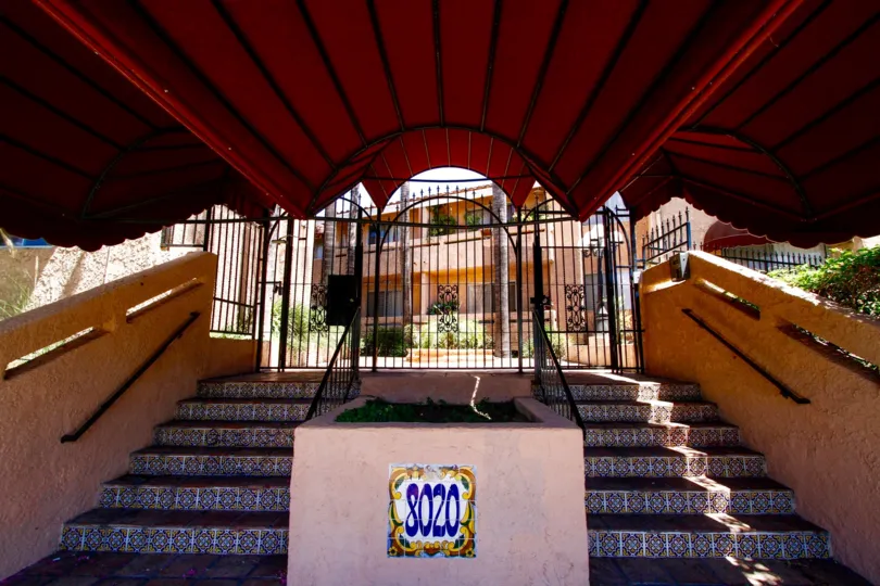 The entrance into Cabrito Park Villas