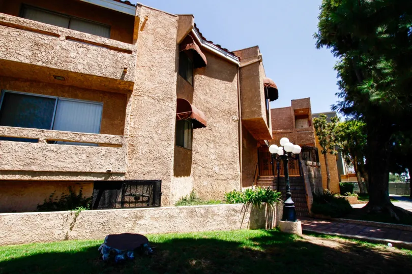The landscaping around Cabrito Park Villas in Van Nuys