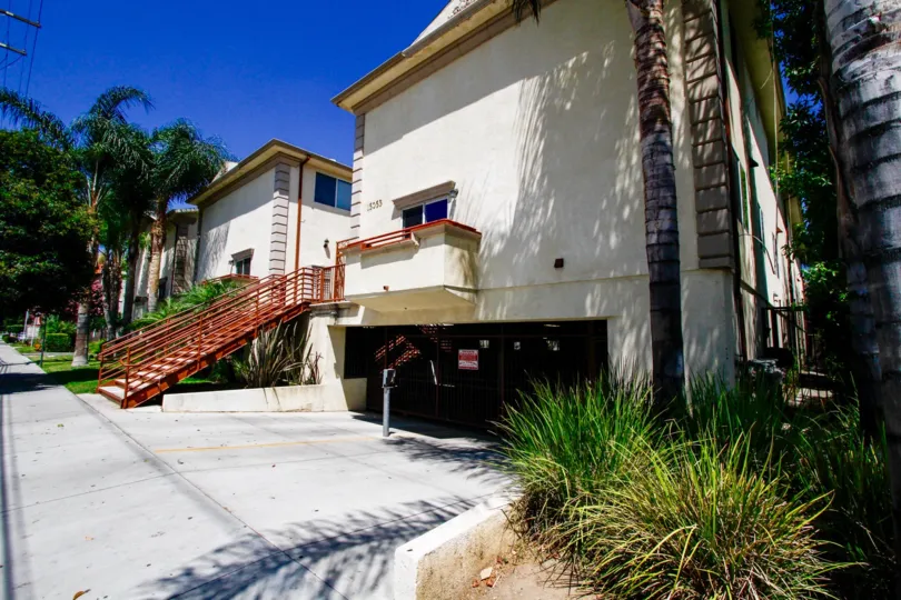 The parking at Galaxy Victory Townhomes