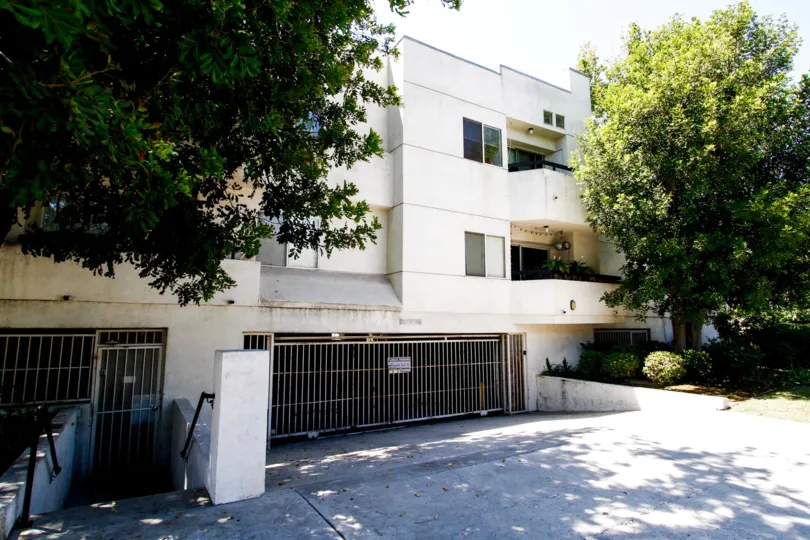 The parking for Hamlin Court