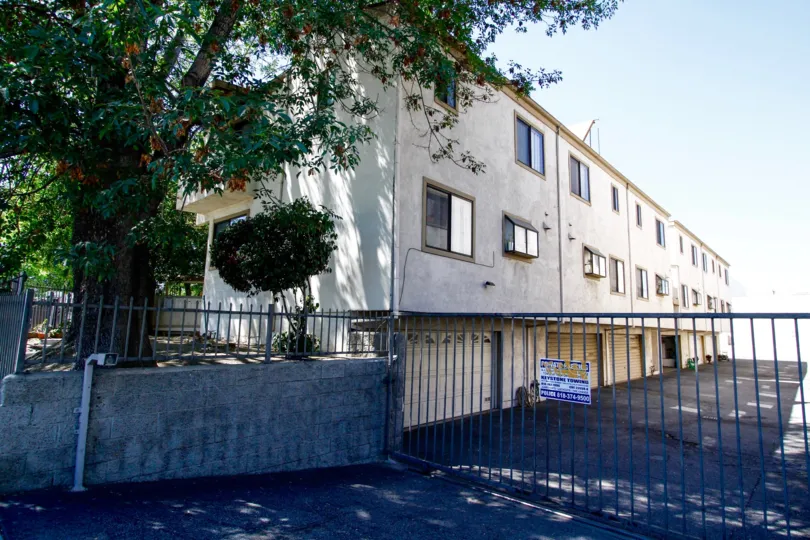 The garage parking at Saticoy Villas