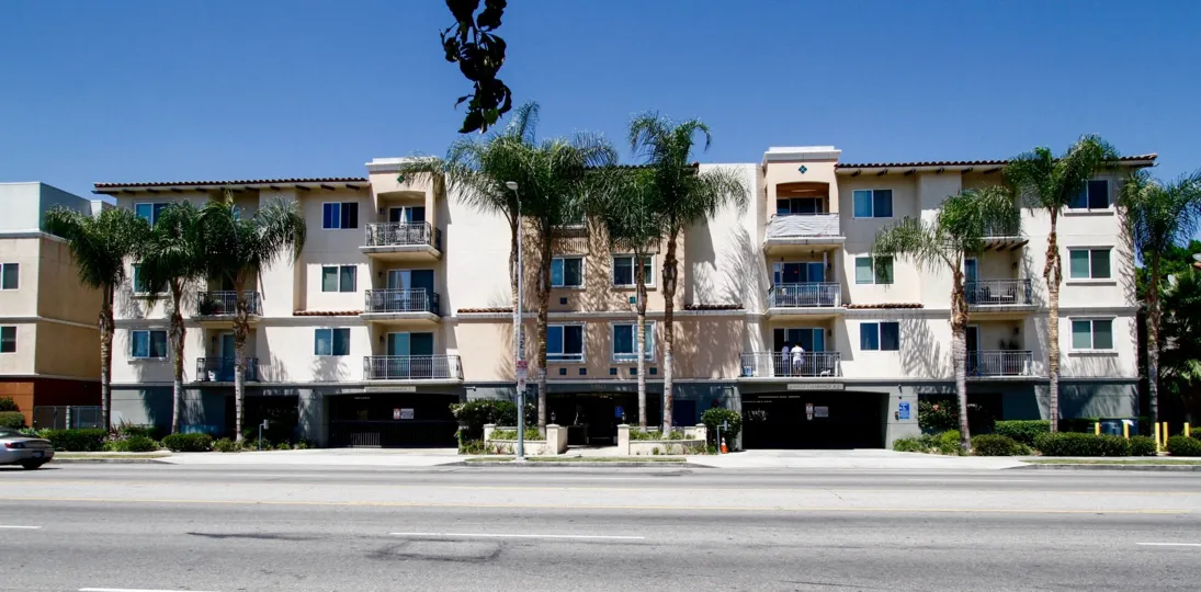 The Sherman Way Villas building in Van Nuys