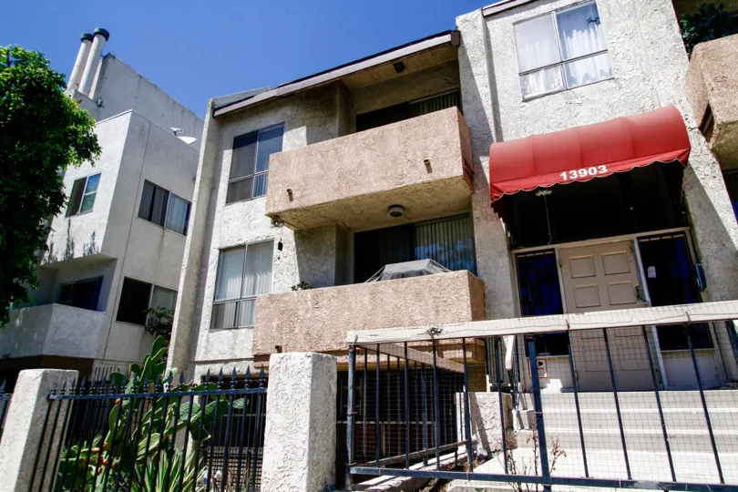 The balconies seen at Sherman Way