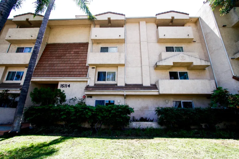 The balconies seen at Terrace Court in Van Nuys