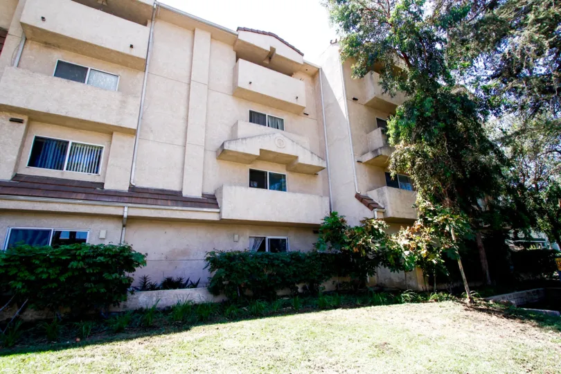 The landscaping around the Terrace Court