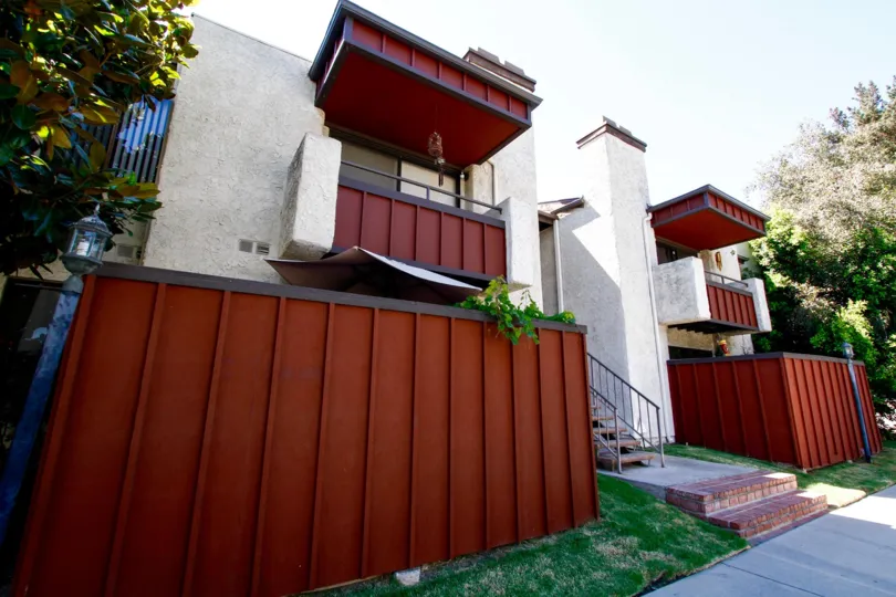 The balconies at Valley Oaks III in Van Nuys