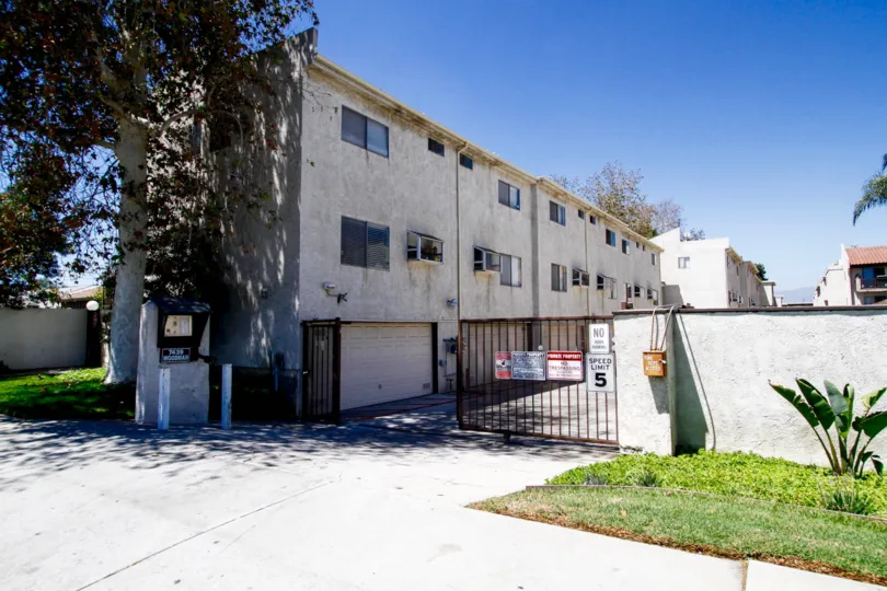 The parking for Valwood in Van Nuys