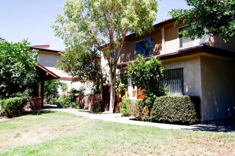 The landscaping around Walnut Gradens II