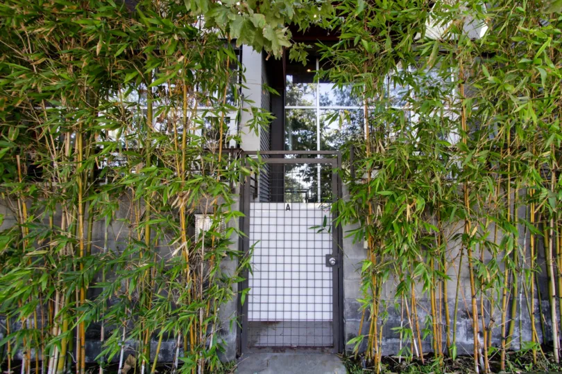The entrance into Canal Lofts in Venice