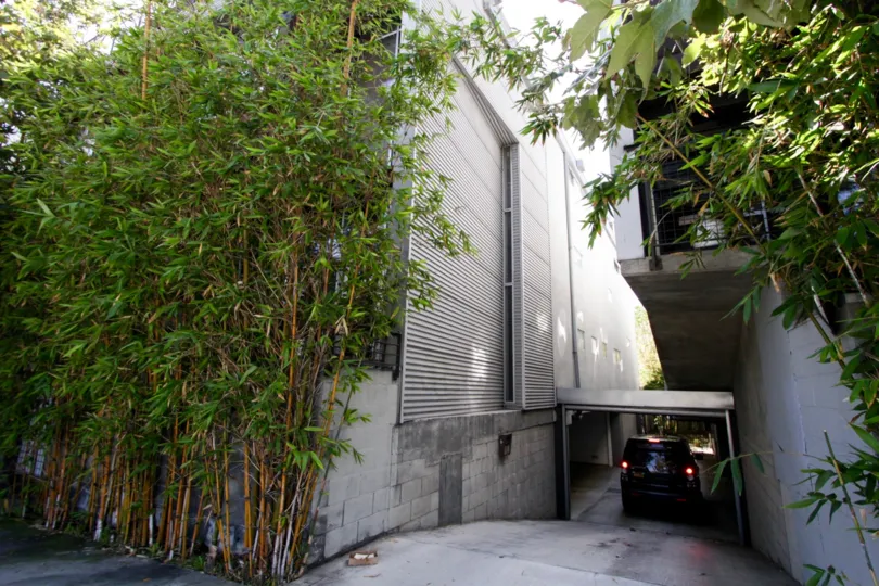 The parking for Canal Lofts