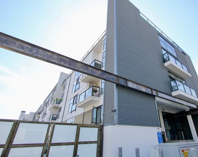Outside view of Del Rey Lofts located in Venice California