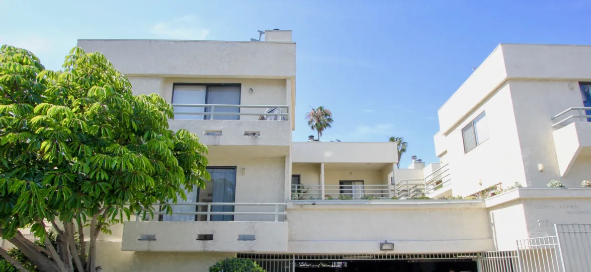 A beautiful, home on a nice sunny day in California.