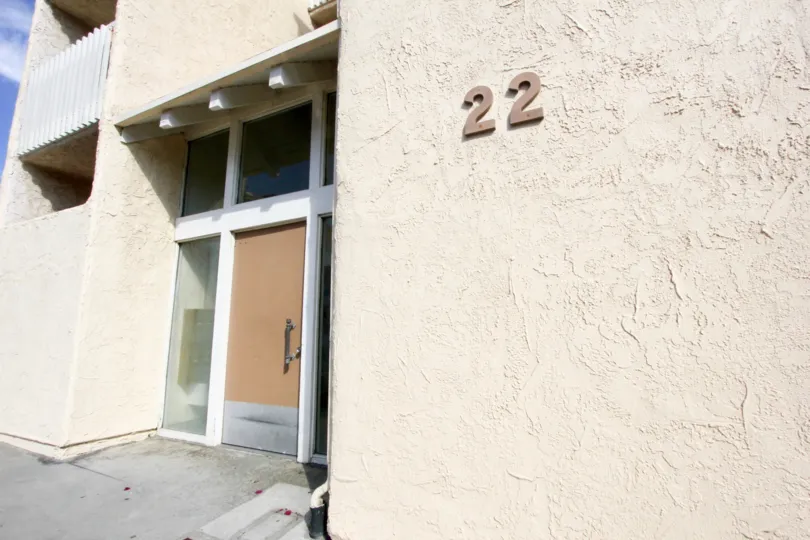 A simplistic building in the community that is Navy Estates.