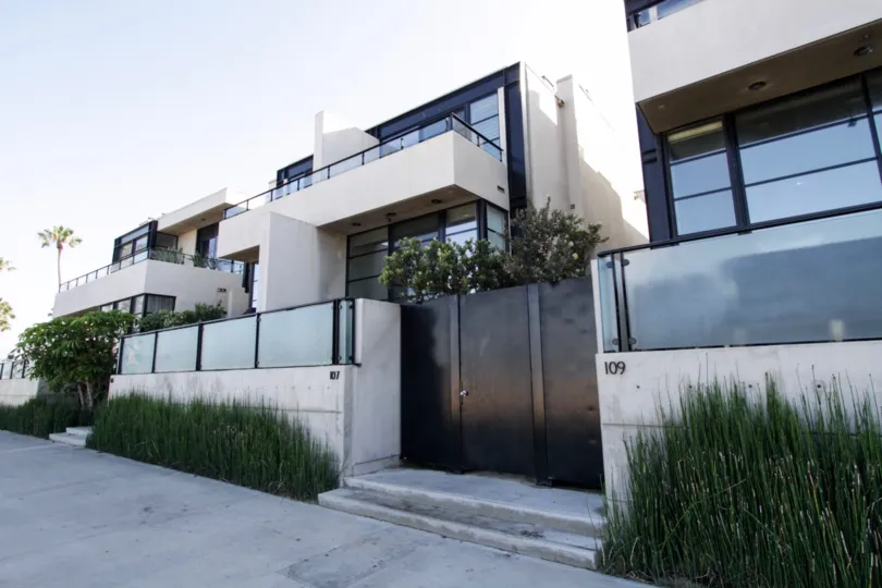 The door into Ocean Front Townhomes