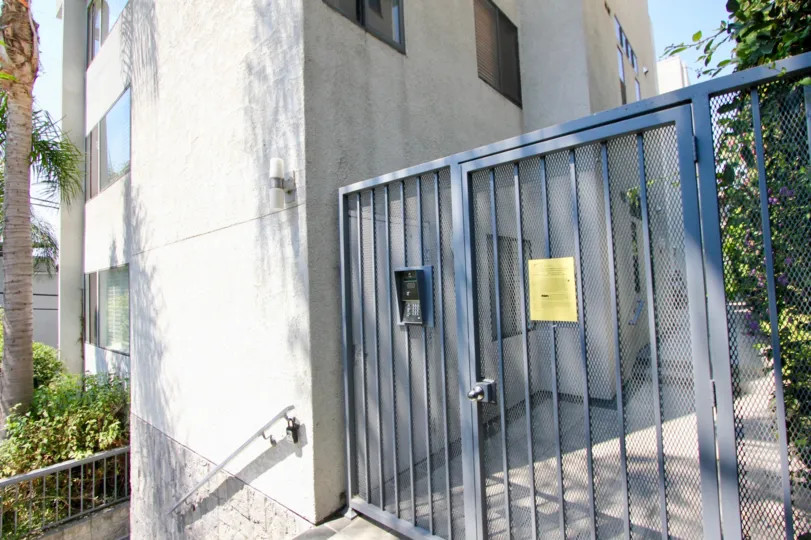 Gated entry residences at 1021 Westmount, West Hollywood, California