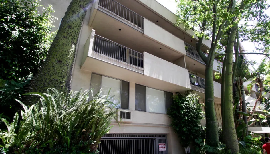 The balconies seen at 1200 N Flores